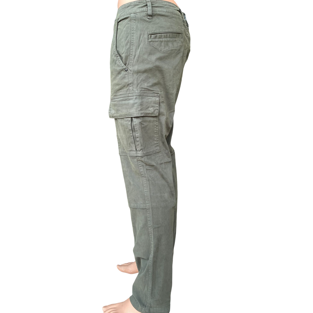 Trez Pantalone Cargo Uomo M49750 638 Verde Slim Fit