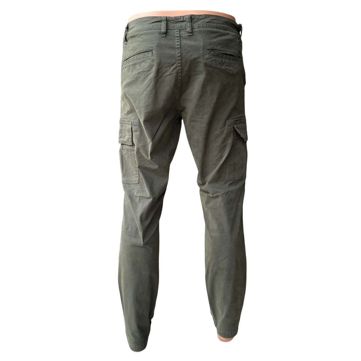 Trez Pantalone Cargo Uomo M49750 638 Verde Slim Fit