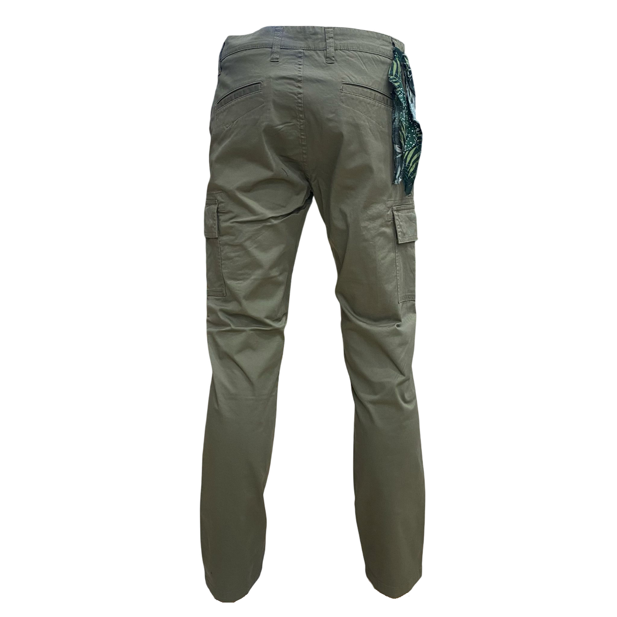 Trez Pantalone Cargo Uomo Pipe3 Verde M48681 1035S