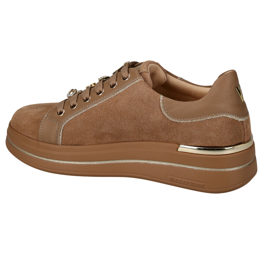 Valleverde 35480 Scarpe Donna Tortora - Sneakers Comode in Pelle con Design Elegante
