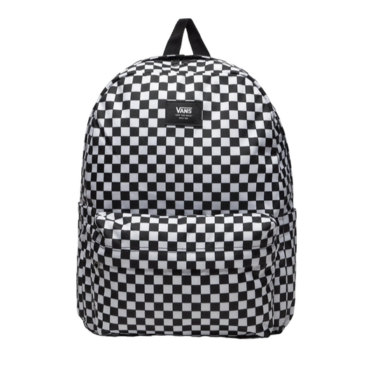 Vans zaino per la scuola o per il tempo libero Old Skool Check VN000H4XY281 bianco-nero