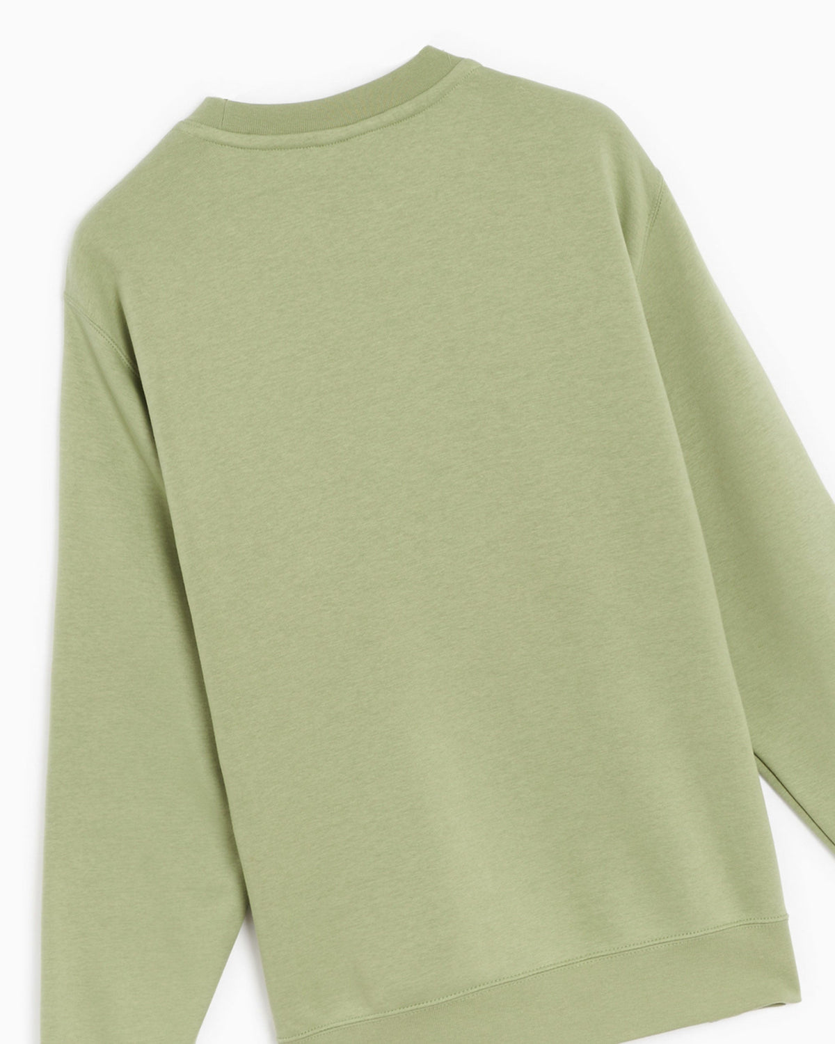 Nike felpa da uomo girocollo Sportwear Club Fleece BV2662-386 oil green-bianco