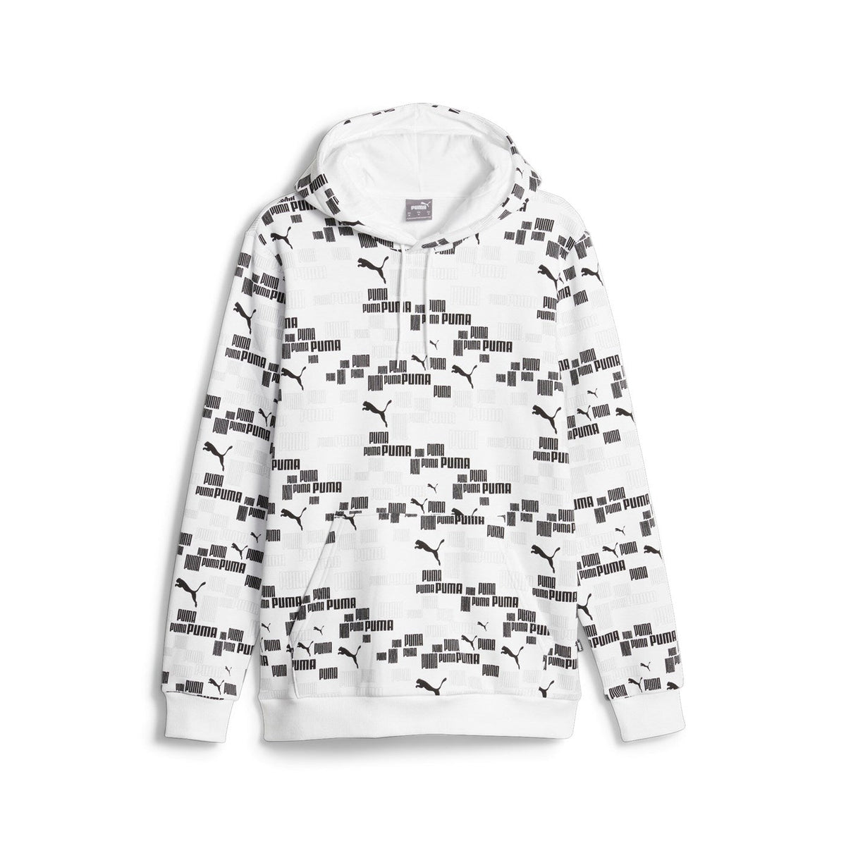 Puma Felpa Uomo con Cappuccio Logo Lab Bianca - 676819-02